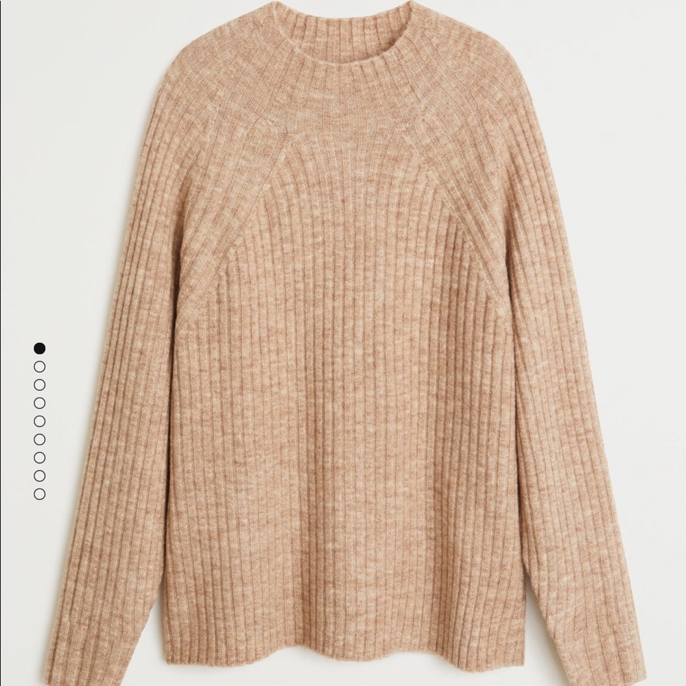 Mango Tan Ribbed Sweater Set - Picture 4 of 5